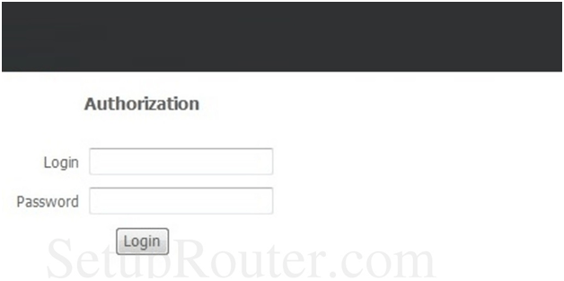 Omron Router Admin Login Page
